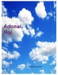 Adonai Roi SATB choral sheet music cover